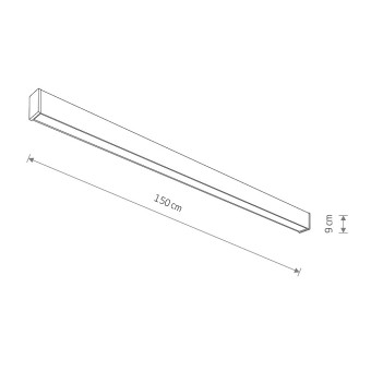 Уличный настенно-потолочный светильник Nowodvorski Outline Led L Black (Cерия Outline Led L, Цвет Черный) арт. 11362