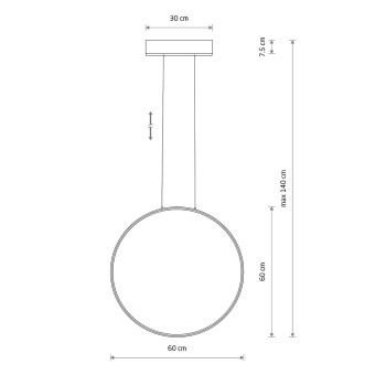Подвесная люстра Nowodvorski Circolo Led M Silk Oliv E 11401