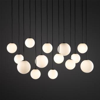 Подвесная люстра Nowodvorski Snowball XIV Black 11408