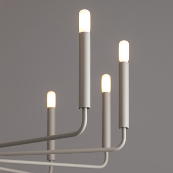 Подвесная люстра Nowodvorski Orto XII B Silk Gray 11465