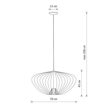 Подвесная люстра Nowodvorski Pumpkin L Terracott 11494