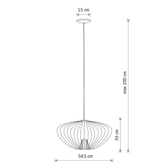 Подвесная люстра Nowodvorski Pumpkin M Terracott 11495
