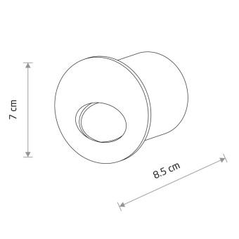 Встраиваемый светильник Nowodvorski Ava Led Black 11530