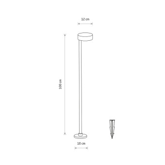 Уличный светильник Nowodvorski Ruby Led Black 11542