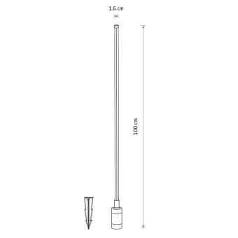 Уличный светильник Nowodvorski Zuri Led Black 11547