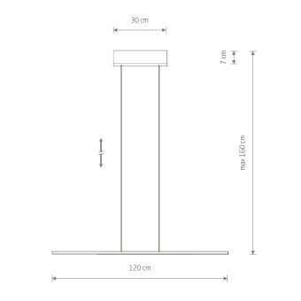 Подвесная люстра Nowodvorski Bar Led S White 11584