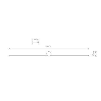 Настенный светильник Nowodvorski Spin Led M White 11586