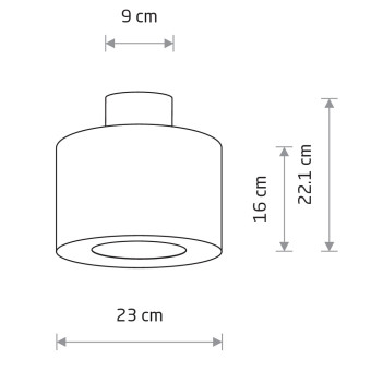 Потолочный cветильник Nowodvorski Santana S Cream 11650