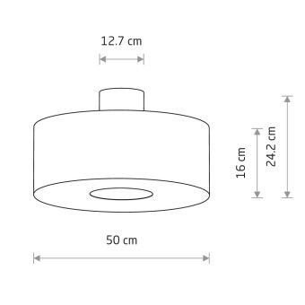 Потолочная люстра Nowodvorski Santana M Cream 11651