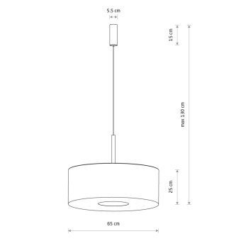 Подвесная люстра Nowodvorski Santana L Black 11660