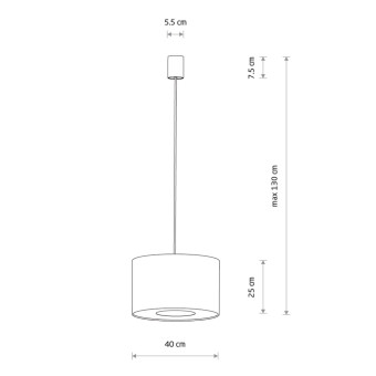 Подвесная люстра Nowodvorski Cedro S Beige 11664