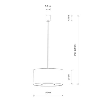 Подвесная люстра Nowodvorski Cedro M Beige 11665