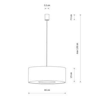 Подвесная люстра Nowodvorski Cedro L Beige 11666