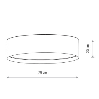Потолочная люстра Nowodvorski Lago L Gray 11681
