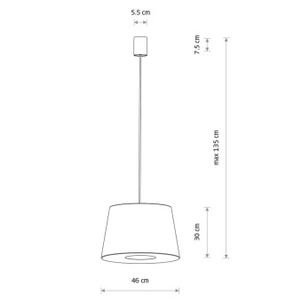 Подвесная люстра Nowodvorski Tutoia Beige 11682