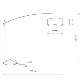 Торшер Nowodvorski  Poise B Beige 11685