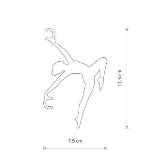 Держатель провода Nowodvorski Ballerina Silk Gray 11801