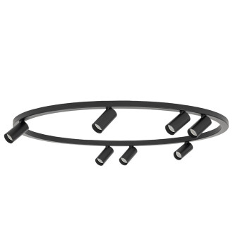 Потолочная люстра Nowodvorski Fourty Round VII Black (Cерия Fourty VII, Модель круглая, Цвет Черный) арт. 11944