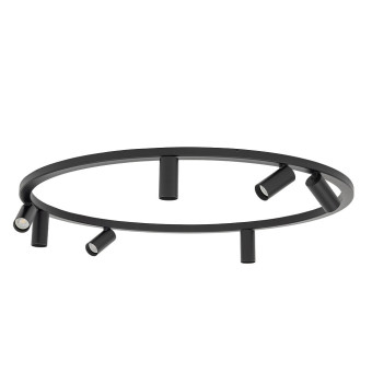 Потолочная люстра Nowodvorski Fourty Round VII Black (Cерия Fourty VII, Модель круглая, Цвет Черный) арт. 11944