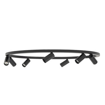 Потолочная люстра Nowodvorski Fourty Round VII Black (Cерия Fourty VII, Модель круглая, Цвет Черный) арт. 11944