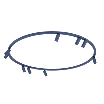 Потолочная люстра Nowodvorski Fourty Round IX Umbra Blue (Cерия Fourty IX, Модель круглая, Цвет Темно-синий) арт. 11953