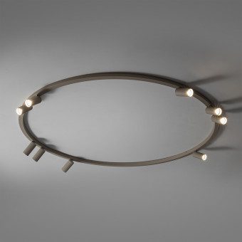 Потолочная люстра Nowodvorski Fourty Round IX Beige (Cерия Fourty IX, Модель круглая, Цвет Бежевый) арт. 11954