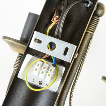 Бра Nowodvorski Ares Black/Golden Patina 203