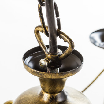 Подвесная люстра Nowodvorski Ares Black/Golden Patina 205