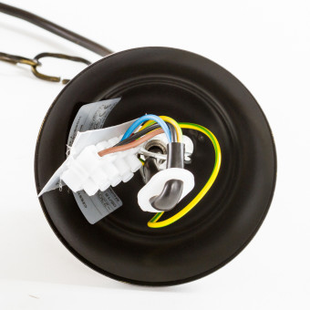 Подвесная люстра Nowodvorski Ares Black/Golden Patina 205