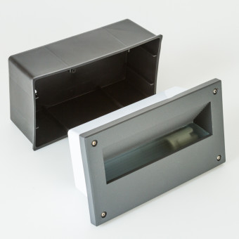 Уличный встраиваемый светильник Nowodvorski Basalt Graphite 3412