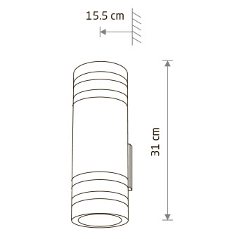 Уличный настенный светильник Nowodvorski Sierra Black 4422