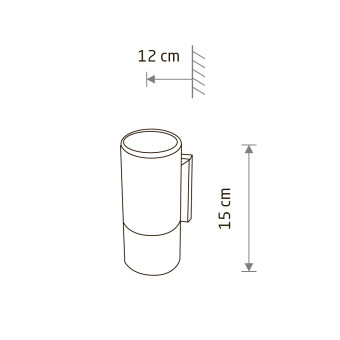Уличный настенный светильник Nowodvorski Negro Gray 4425