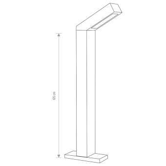 Уличный светодиодный светильник Nowodvorski Lhotse Graphite 4448