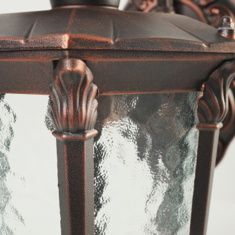 Уличный настенный светильник Nowodvorski Amur Black/Copper Patina 4692