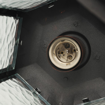 Уличный настенный светильник Nowodvorski Amur Black/Copper Patina 4692