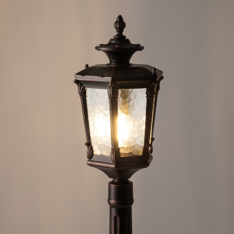 Уличный светильник Nowodvorski Amur Black/Copper Patina 4694