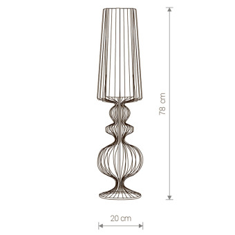 Настольная лампа Nowodvorski Aveiro L Black 5126