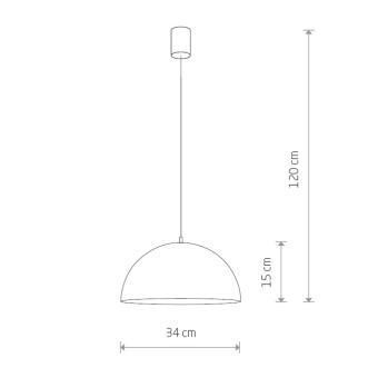 Подвесной светильник Nowodvorski Hemisphere Rust S Rust Effect 6367