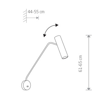 Настенный светильник Nowodvorski Eye Super Black 6501
