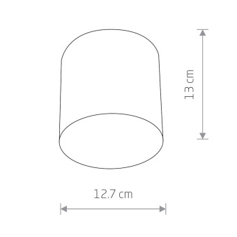 Накладной светильник Nowodvorski Point Plexi M Black 6526
