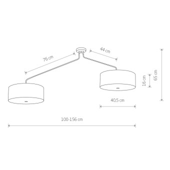 Потолочная люстра Nowodvorski Hawk Gray 6541