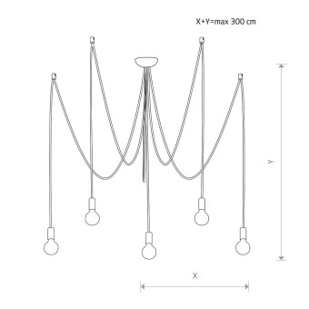 Подвесной светильник Nowodvorski Spider Black 6788