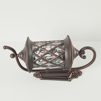 Уличный настенный светильник Nowodvorski Lanter Black/Copper Patina 6911