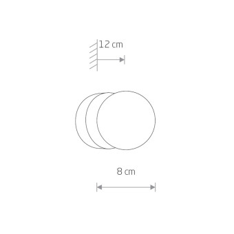 Настенный светильник Nowodvorski Brazos White/Chrome 6948