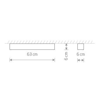 Потолочный cветильник Nowodvorski Soft Ceiling Led 60x6 Graphite (Cерия Soft Ceiling Led 60x6, Цвет Графит) арт. 7527