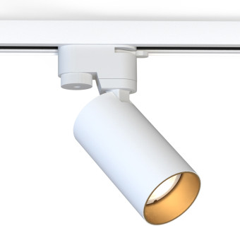 Трековый однофазный светильник Nowodvorski Mono White/Gold 7585