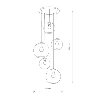 Подвесная люстра Nowodvorski Vetro Black 7642