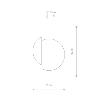 Настенный светильник Nowodvorski Sunset C Dark Wood/Black 7654