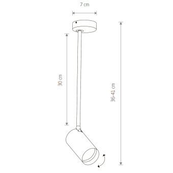 Накладной светильник спот Nowodvorski Mono Long M White/Gold 7671