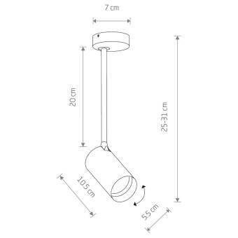Накладной светильник спот Nowodvorski Mono Long S Black/Brass 7731